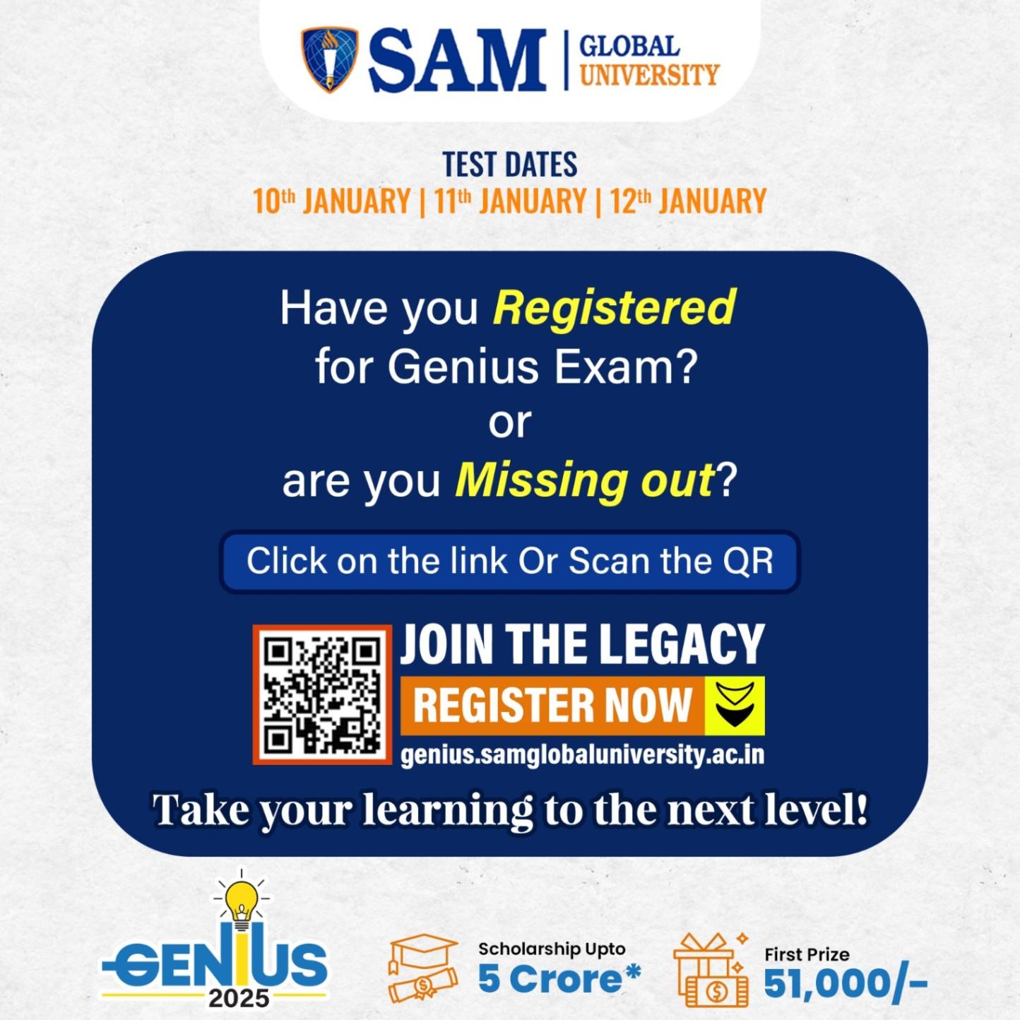  Unlock Your Future with Genius Exam 2025! 