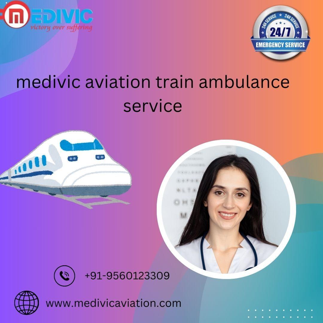 Medivi Aviation Train Ambulance Service in Ranchi is Always  Emergency