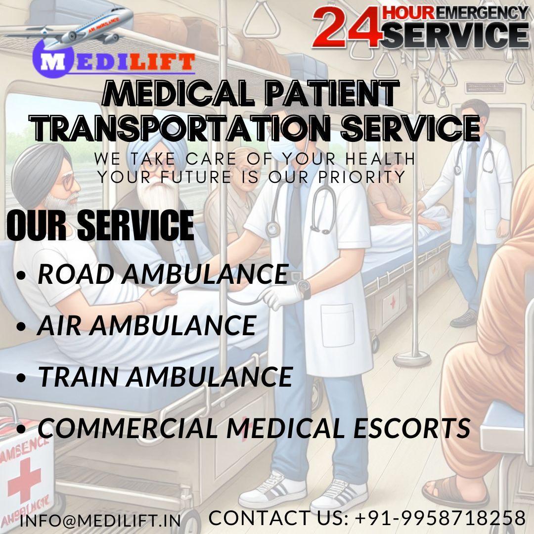 Medilift Train Ambulance in Patna Never Request More Money during Mission