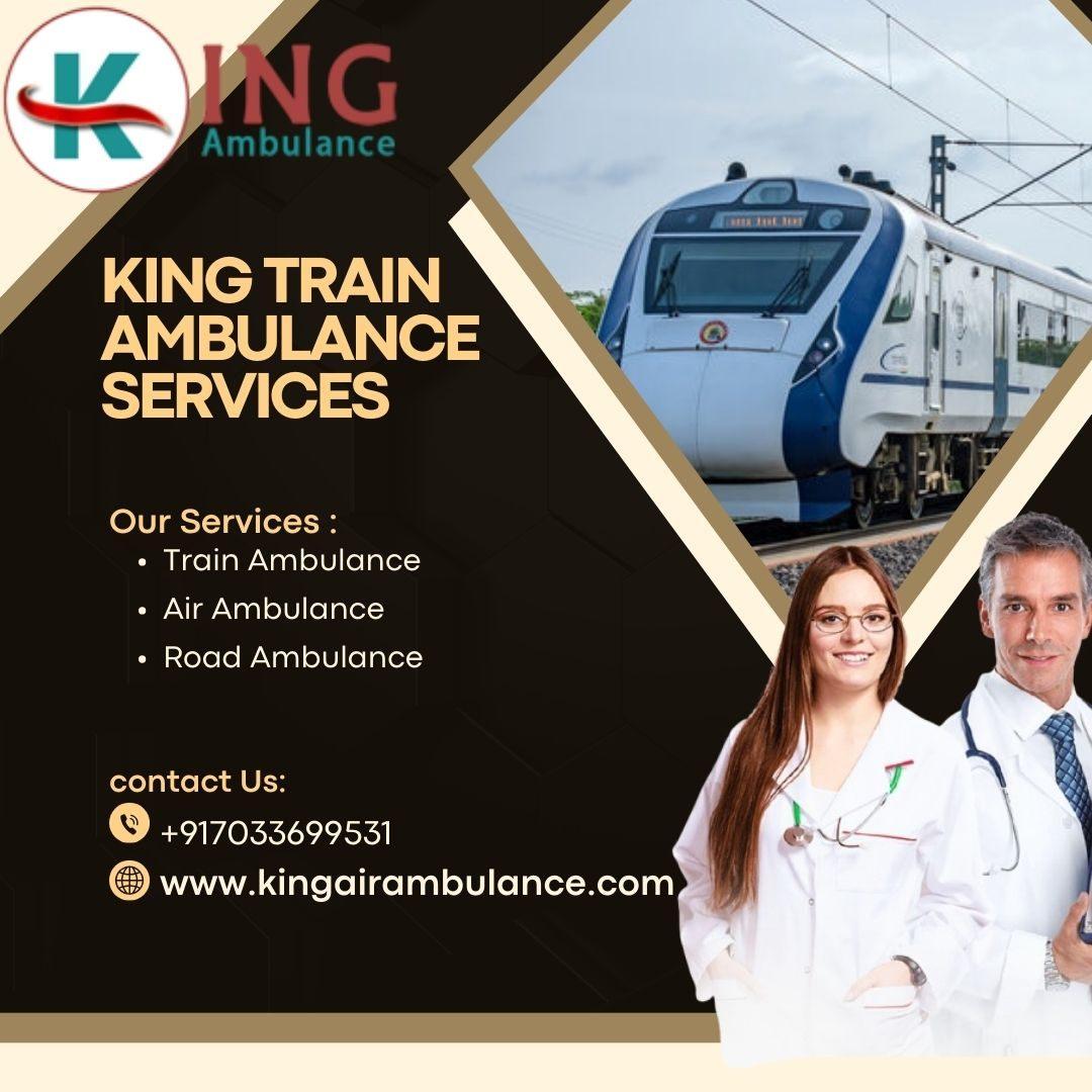 Booking the King Train Ambulance in Guwahati is Very Easy