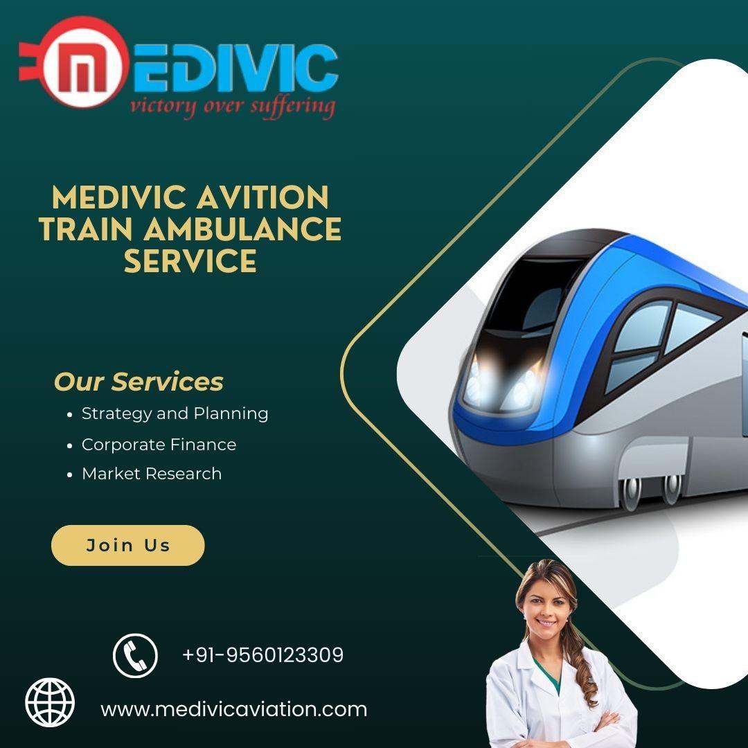 Choose Medivic aviation Train Ambulance Service in Chennai 