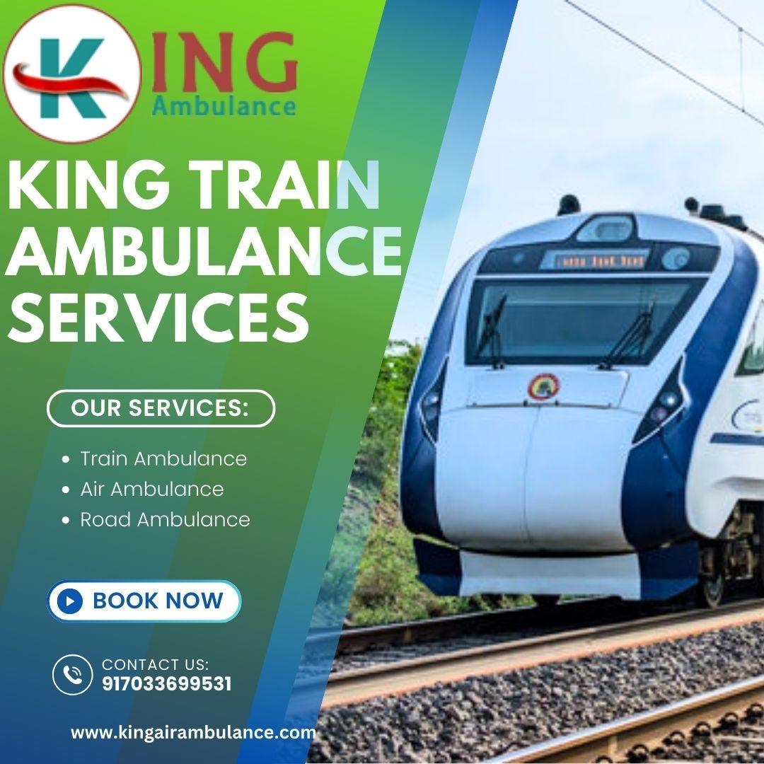 Choose world-class King Train Ambulance in Bangalore with Top-level Medical