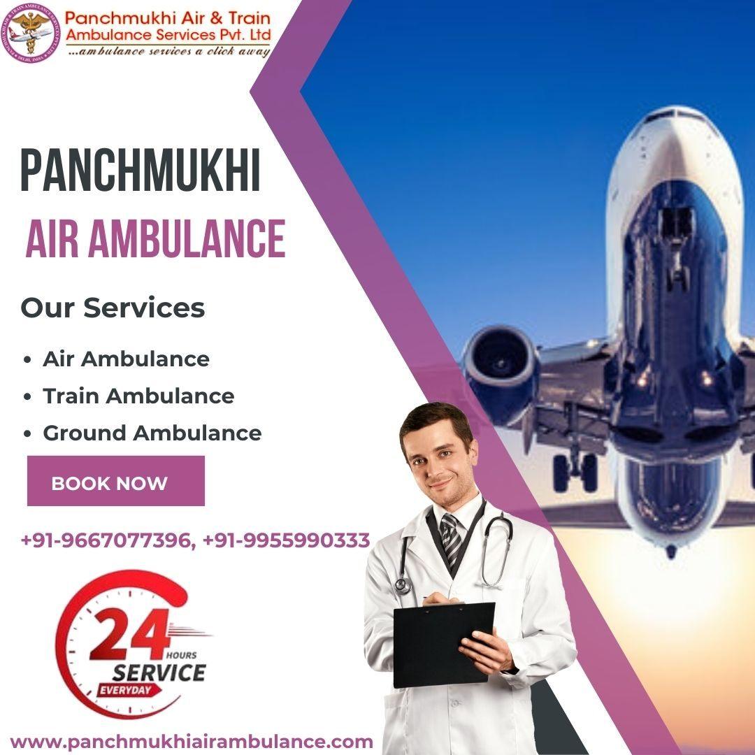Use Panchmukhi Air and Train Ambulance Service in Delhi with Medical Arrangement