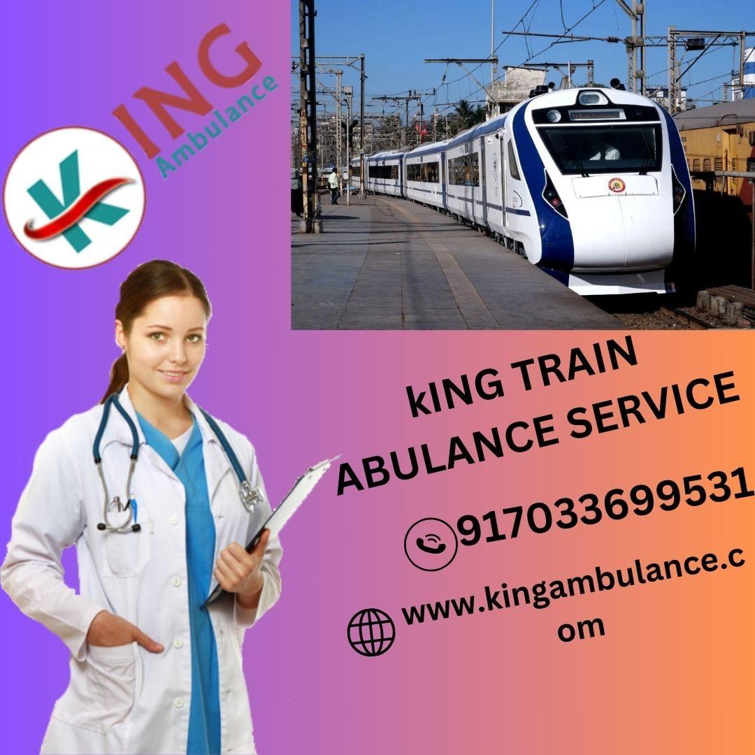 Hire Advanced King Train Ambulance Service in Allahabad 
