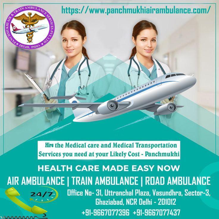 For Shifting Purpose, Book Panvhmukhi Air and Train Ambulance Services in Nanded