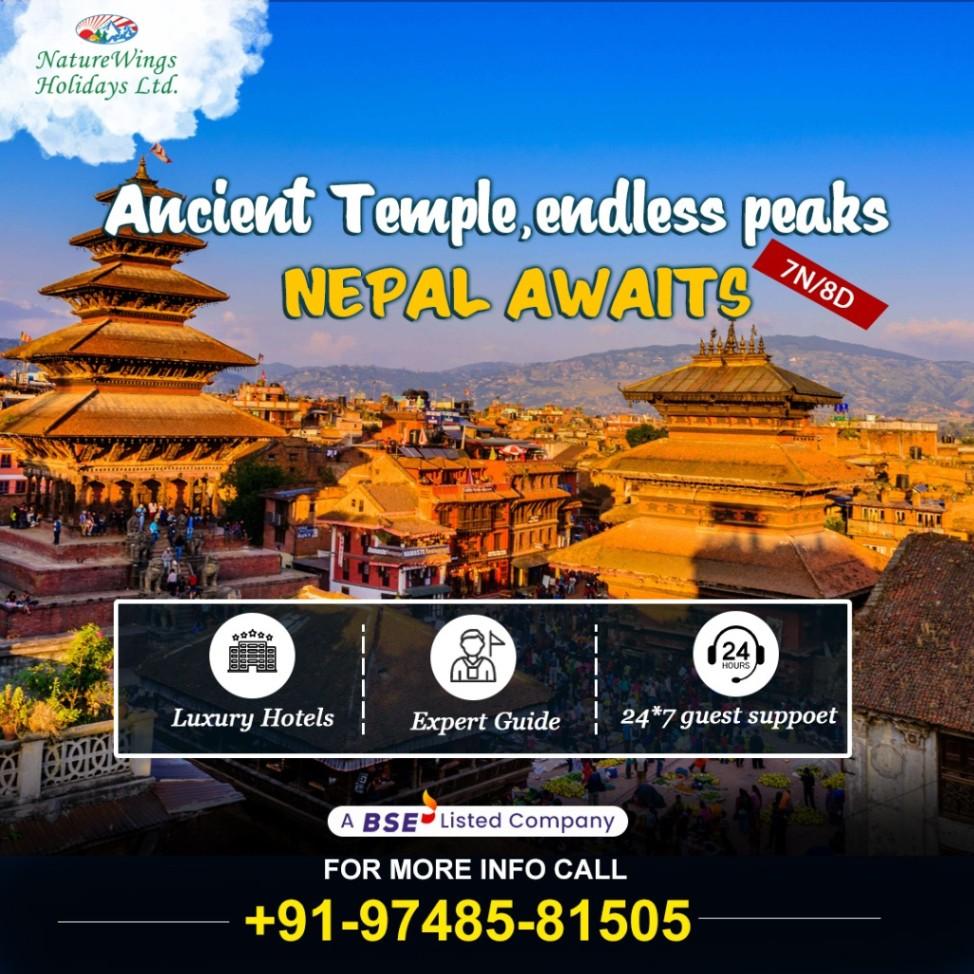 Luxury Nepal Package Tour from India - 5-Star Hotels & Private Transfers