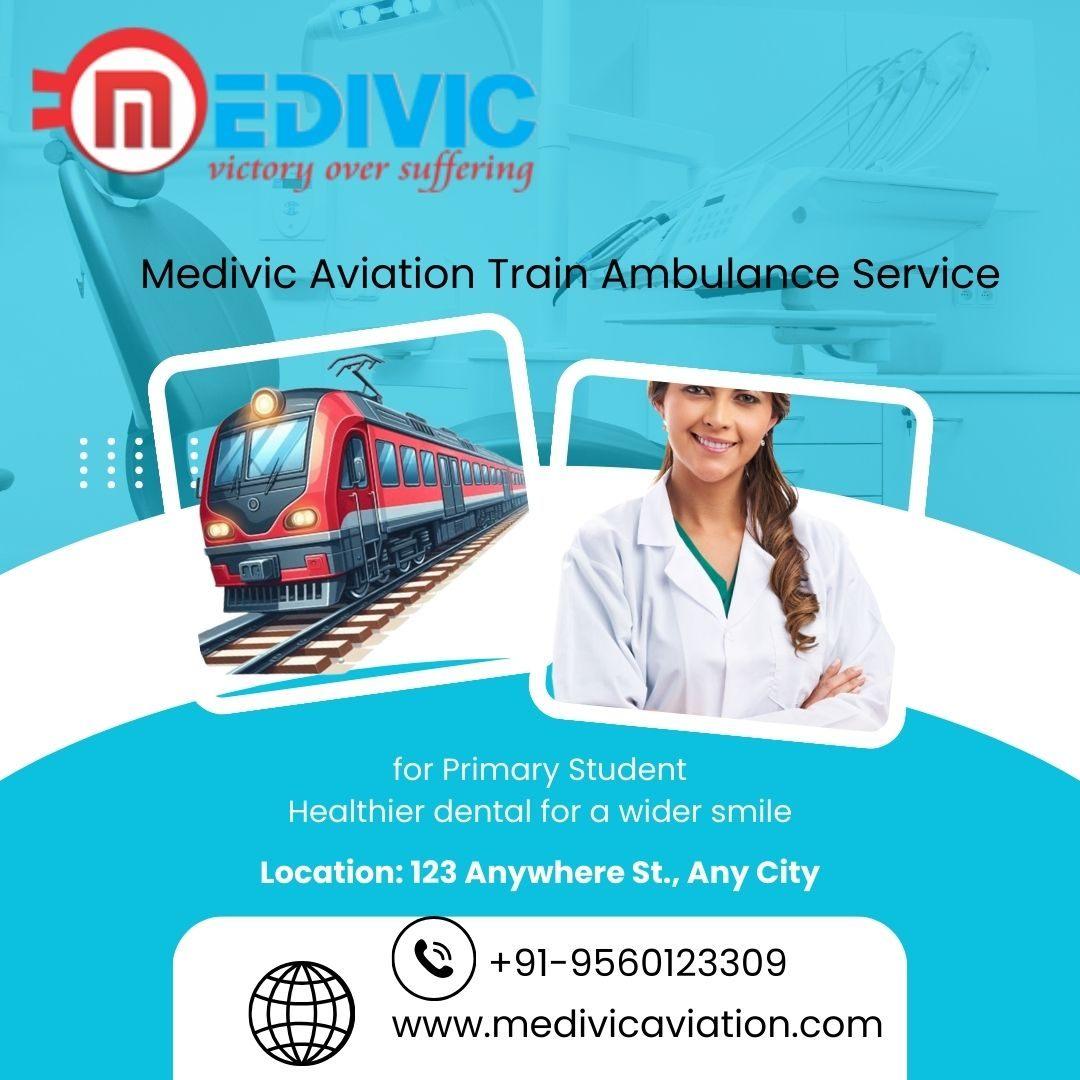 Medivac Aviation Train Ambulance in Allahabad to provide 