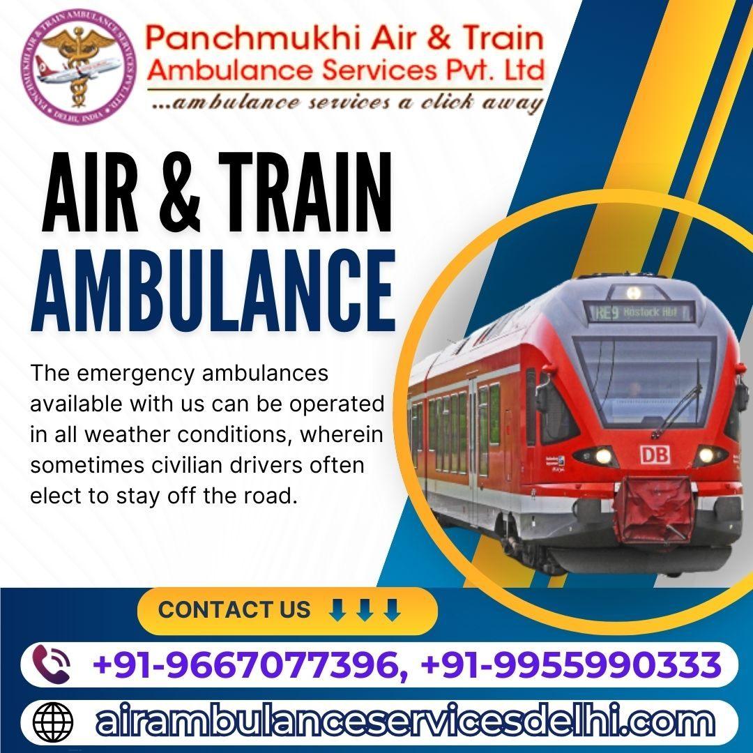 Book Panchmukhi Train Ambulance in Hyderabad with The Best Medicos And Equipment
