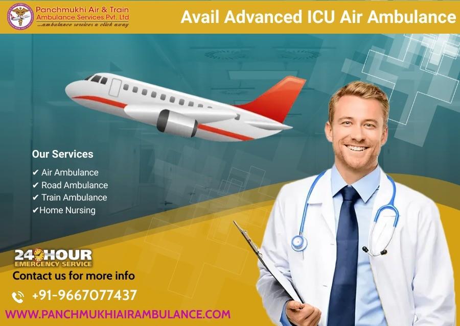 Get Immediate Booking for Panchmukhi Air and Train Ambulance Services in Jammu