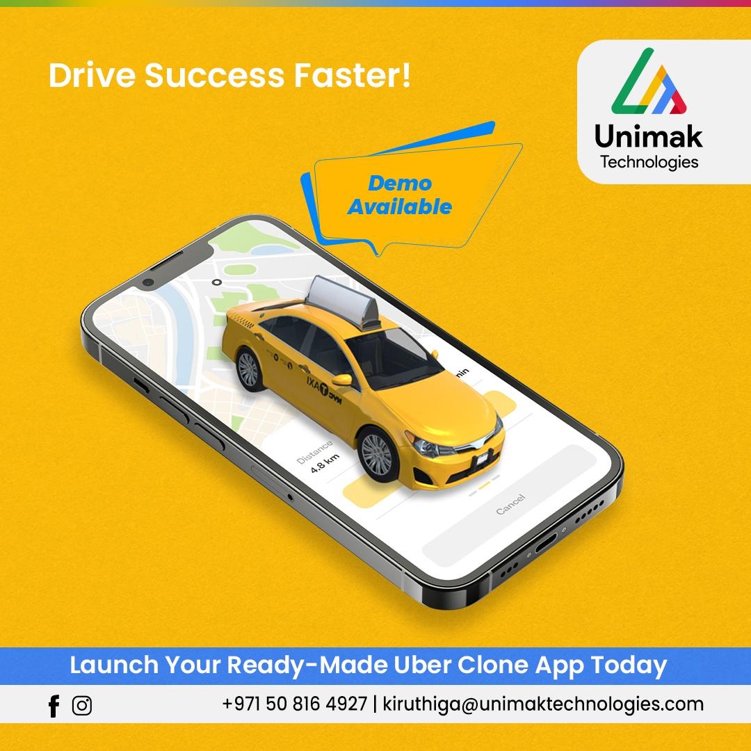 Launch Your Uber Clone App - Taxi Booking Business Today!