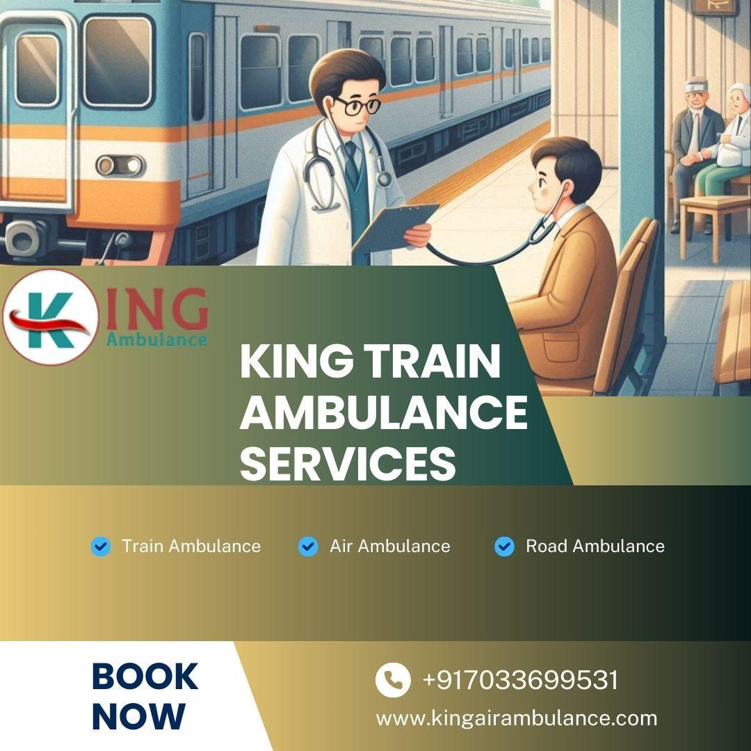 King Train Ambulance Services in Kolkata provides complete safety shifting