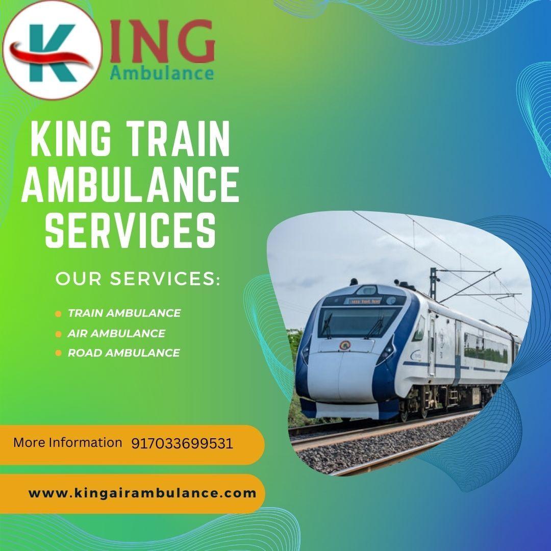 King Train Ambulance Services in Ranchi providing aid to patients in emergency