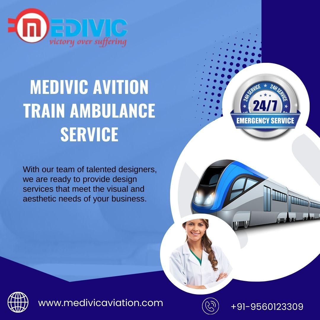  Medivic Aviation Train Ambulance Service in Guwahati for the Best Relocation 