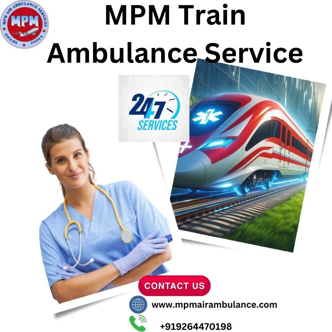 Book most effective MPM Train Ambulance Service in Kolkata to transport your pat