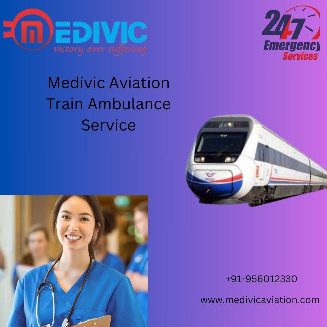 Medivic Aviation Train Ambulance Service in Jamshedpur Provides 