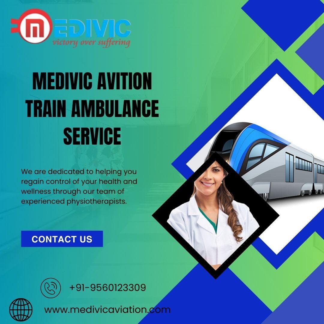 Medivic Aviation Train Ambulance Service in Lucknow has Studfast