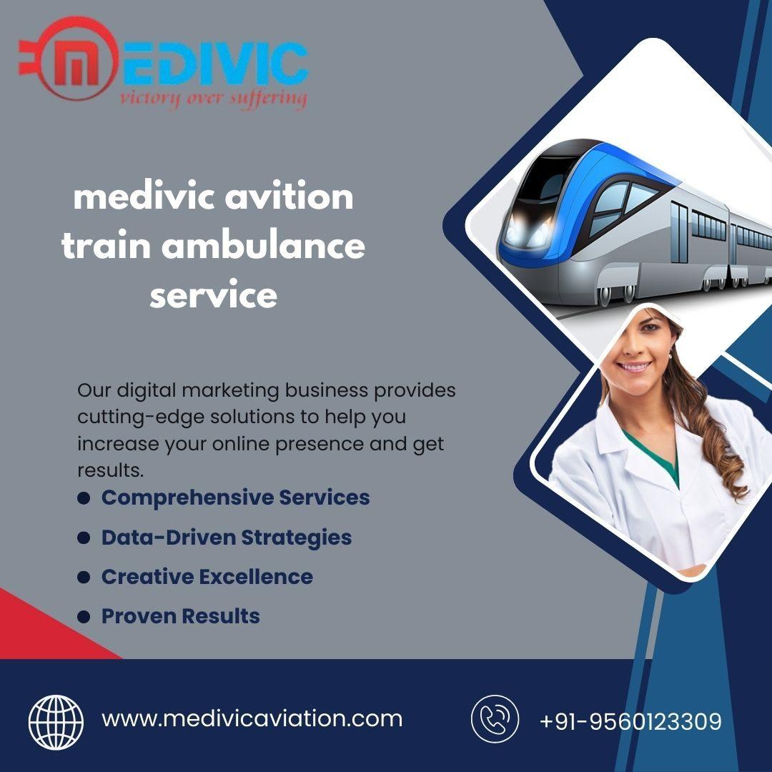 The Best for Medical the Medivic Aviation Train Ambulance Service in Patna 
