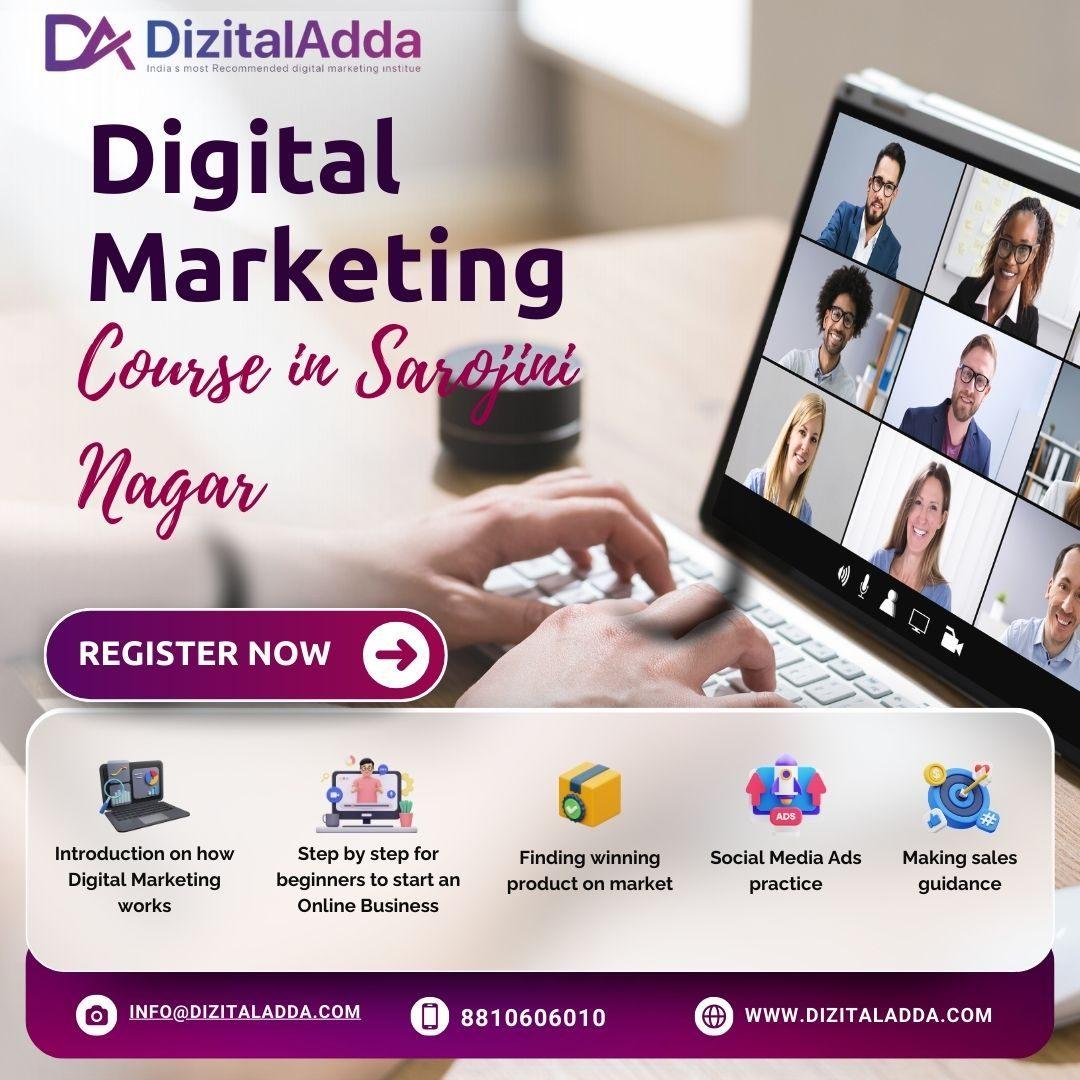 Learn Digital Marketing Course in Sarojini Nagar Today