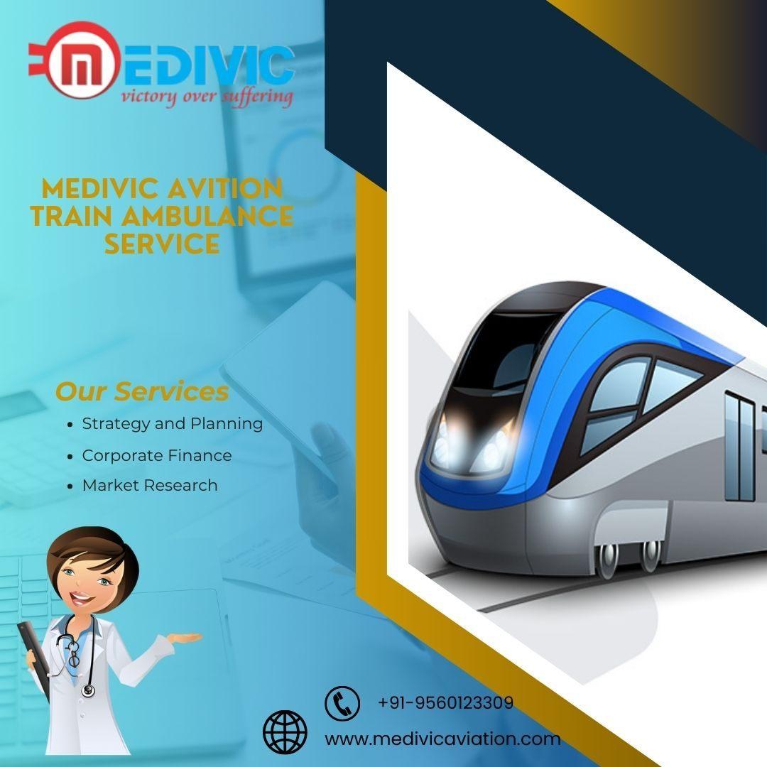 Trust Medivic Aviation Train Ambulance Service in Ranchi 