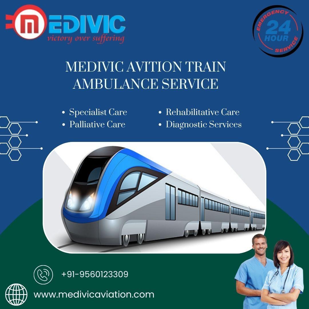 Medivic Aviation Train Ambulance the best option for medical transfer in Patna
