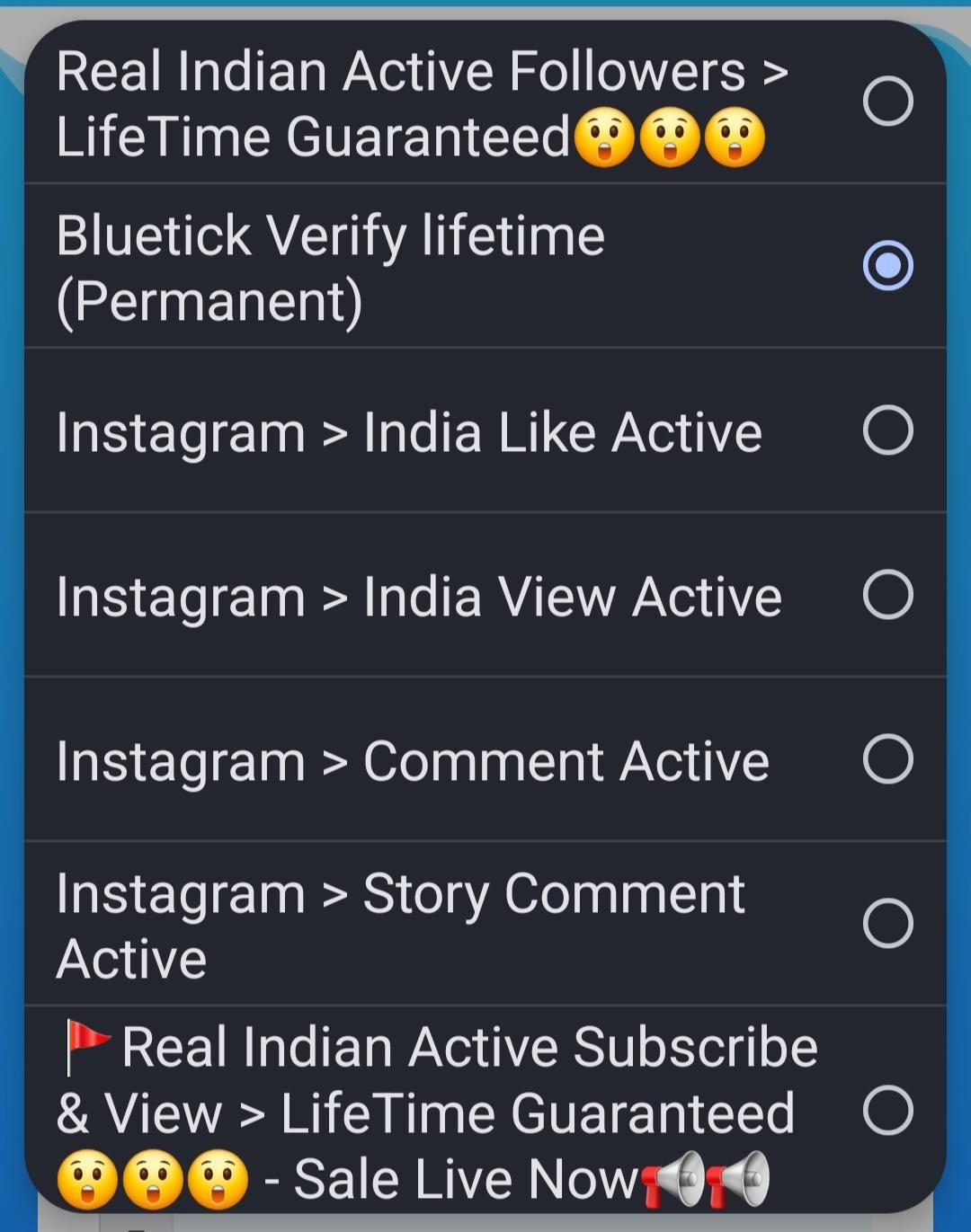 Kisi ko instagram blue tick ki need ho msg karo