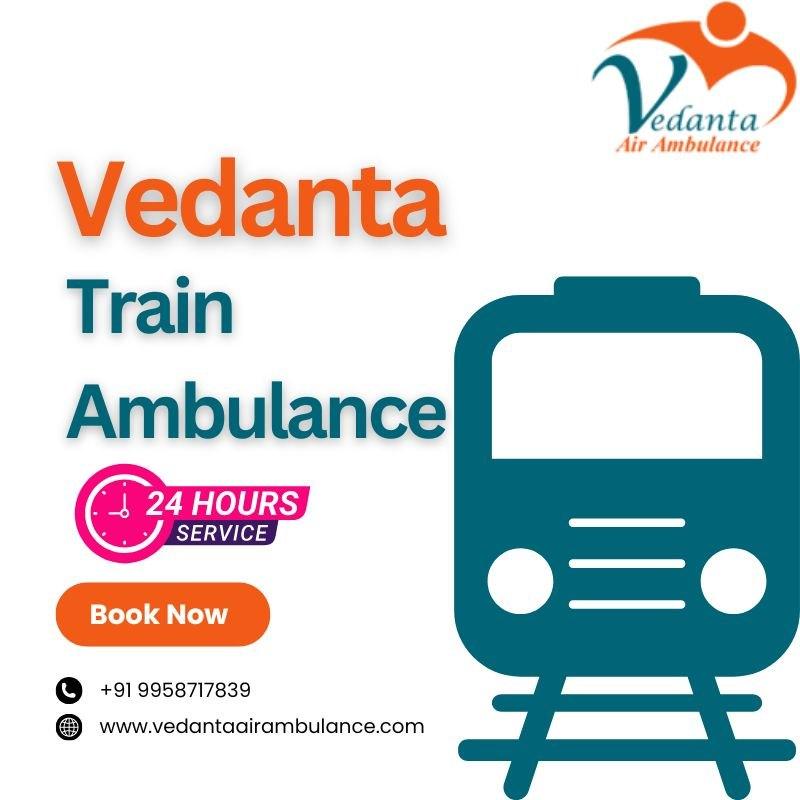 Vedanta Train Ambulance Services in Bangalore with modern medical facilities