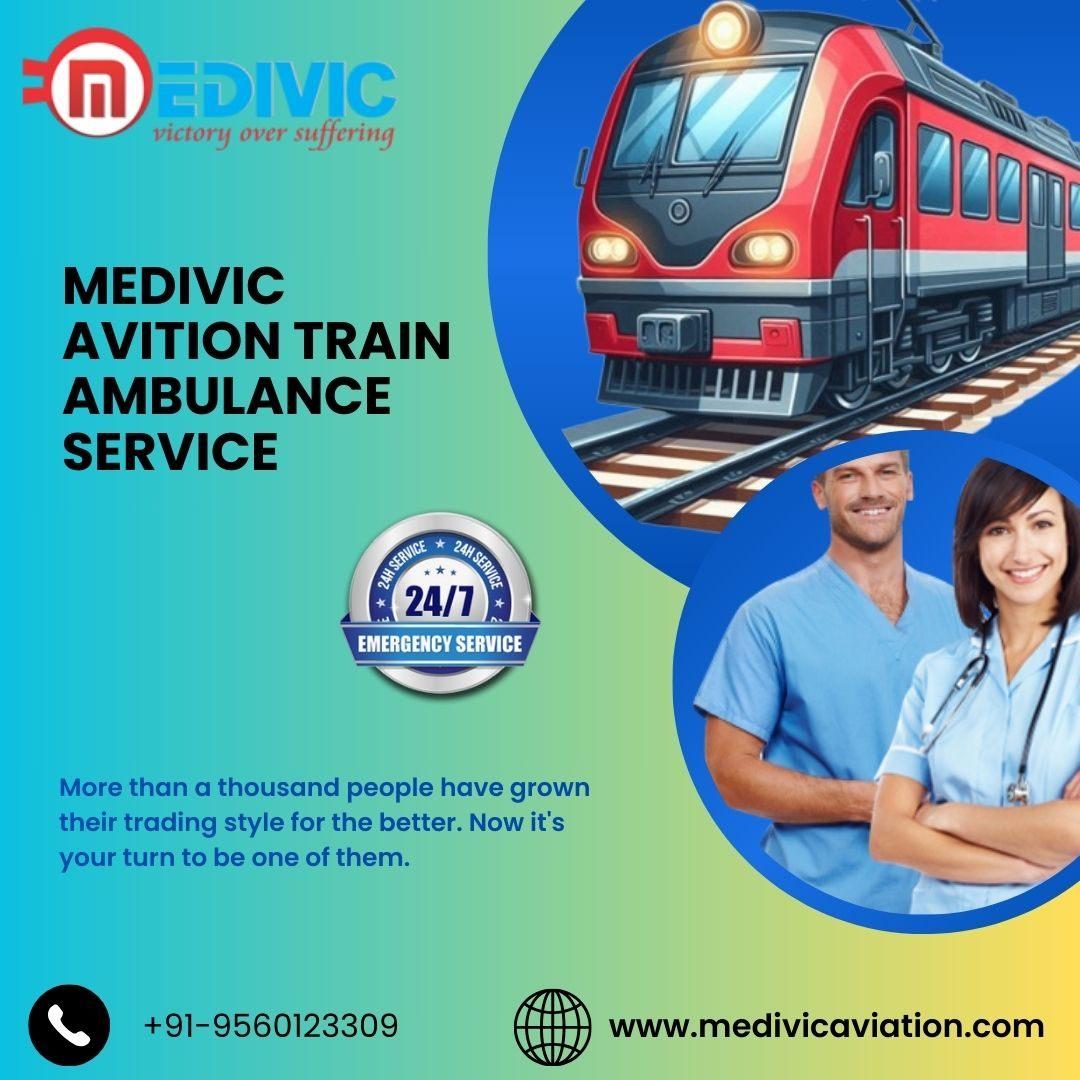 Choose Medivic Aviation Train Ambulance Service in Guwahati 