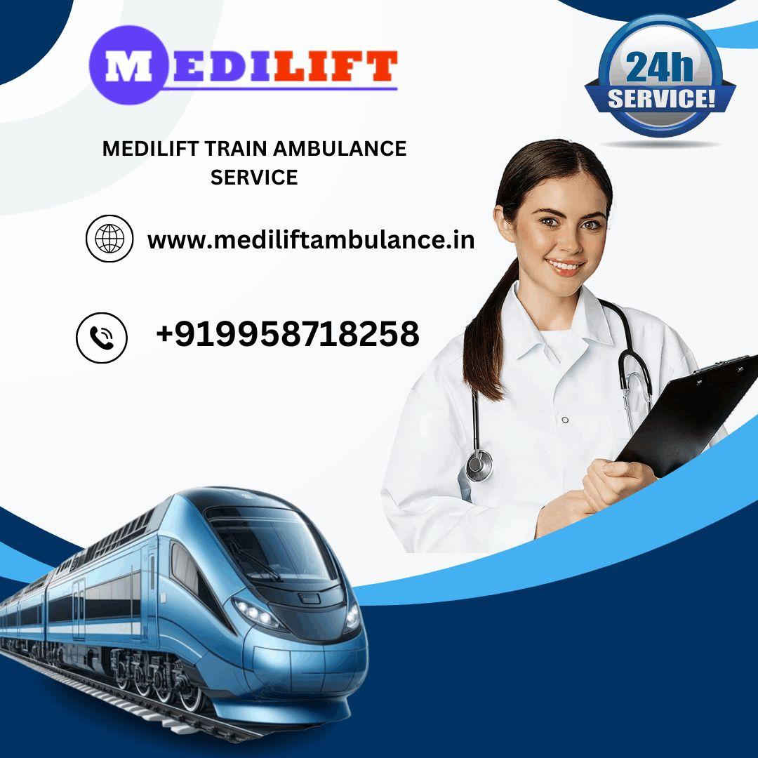 Book Medilift Train Ambulance Service in Chennai for Top-grade Medical S