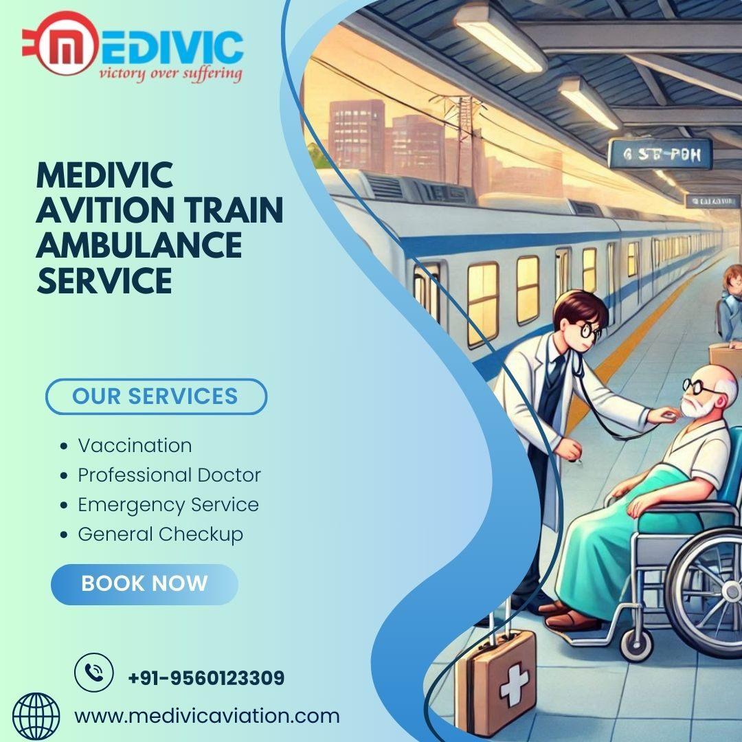 Choose Medivic Aviation Train Ambulance Service in Lucknow for the Best 