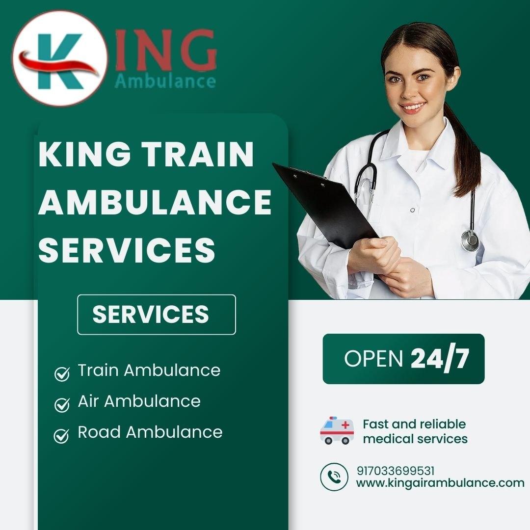 King Train Ambulance in Kolkata Offers Speedy Transportation System
