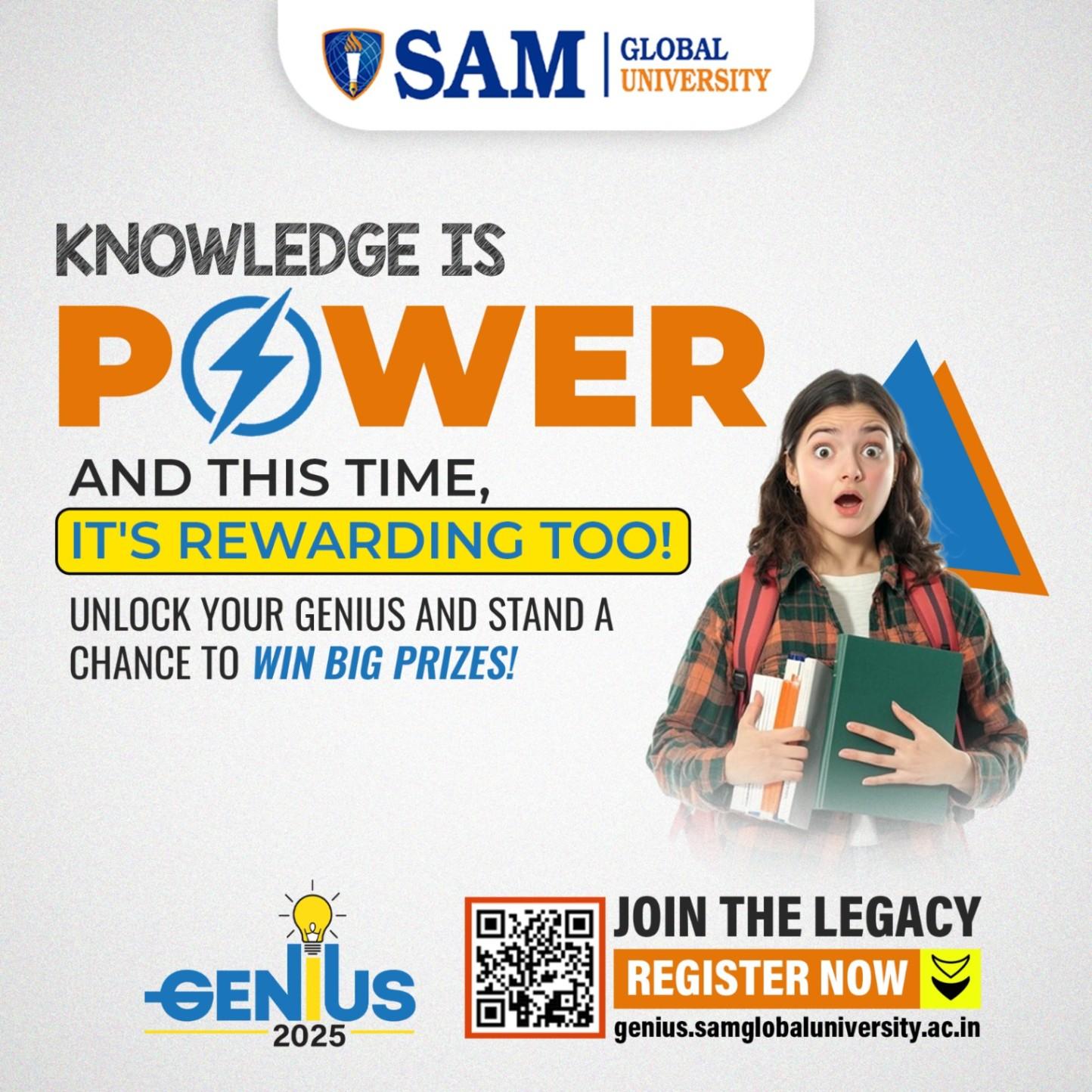 Unleash your potential with Genius 2025 at SAM Global University! 