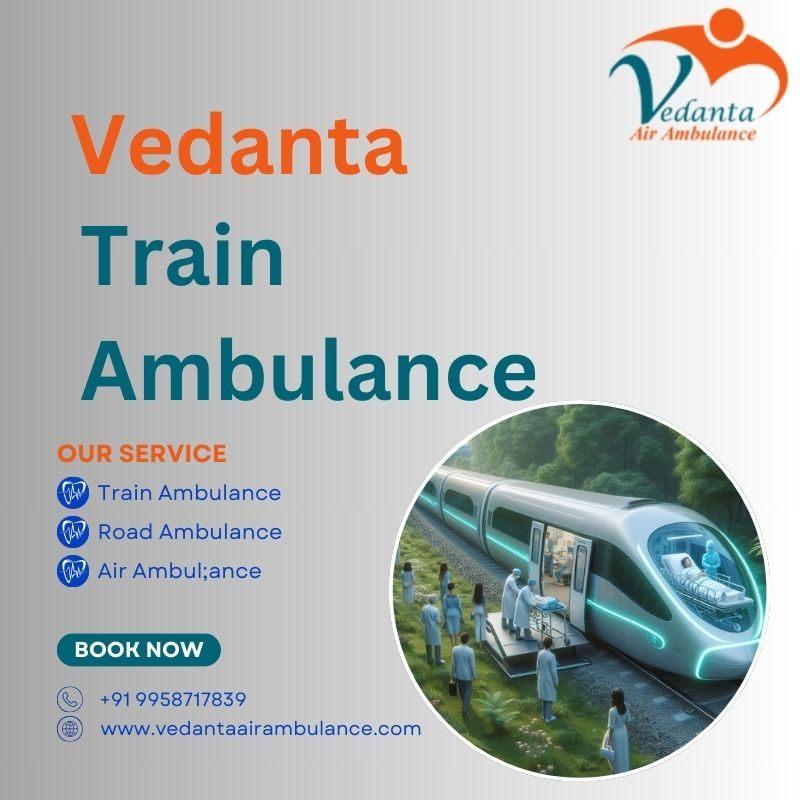 Safe Train Ambulance Services in Varanasi by Vedanta with Expert Medical Crew