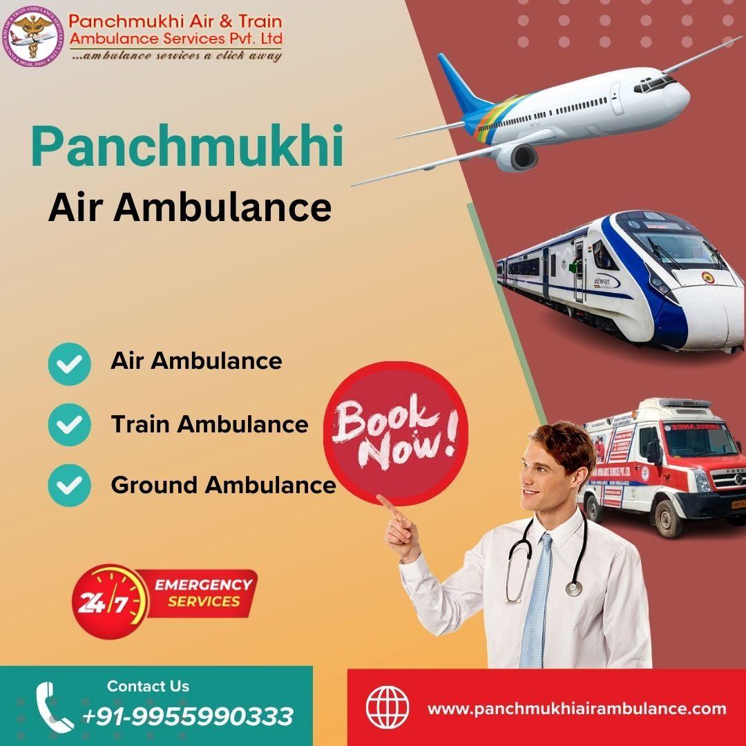 Choose Panchmukhi Air Ambulance Services in Allahabad with First-Class Medical 