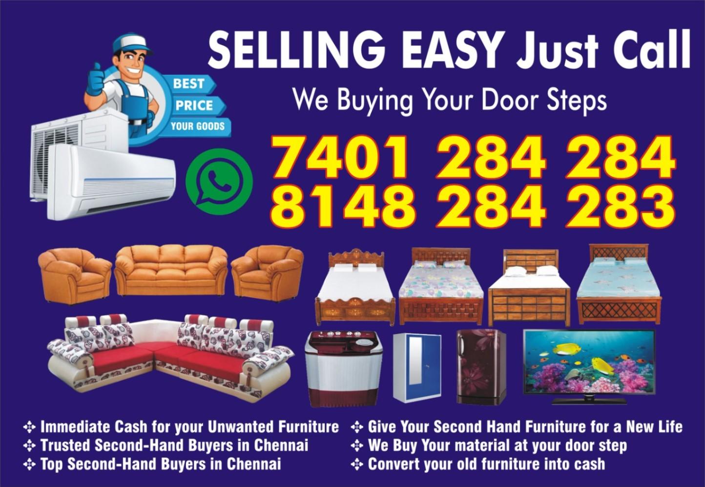 Second Hand Furniture Buyers in T Nagar call 7401 735 735 | T Nagar @