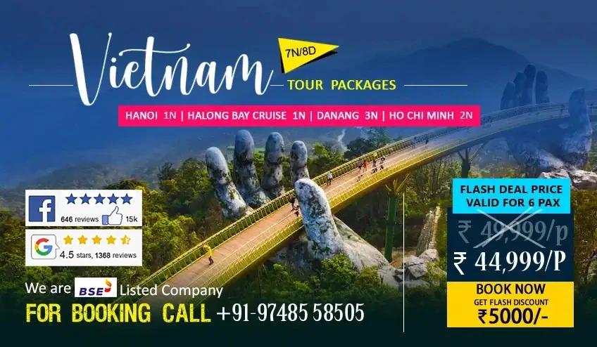 Vietnam Tour from Kolkata : Discover Vietnam