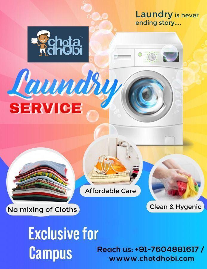 Explore the leading Campus Laundry solutions: Chota Dhobi Laundry Solutions