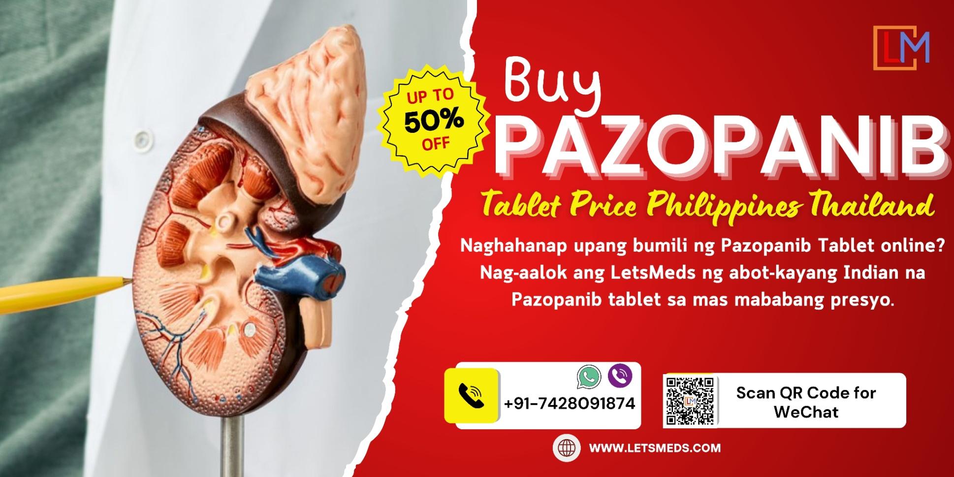Pazopanib 400 mg Tablet Price Online 