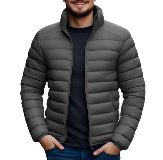 75% off Ben Martin Men's Nylon Jacket Men Winter Wear Grey Synthetic @General store, Pune