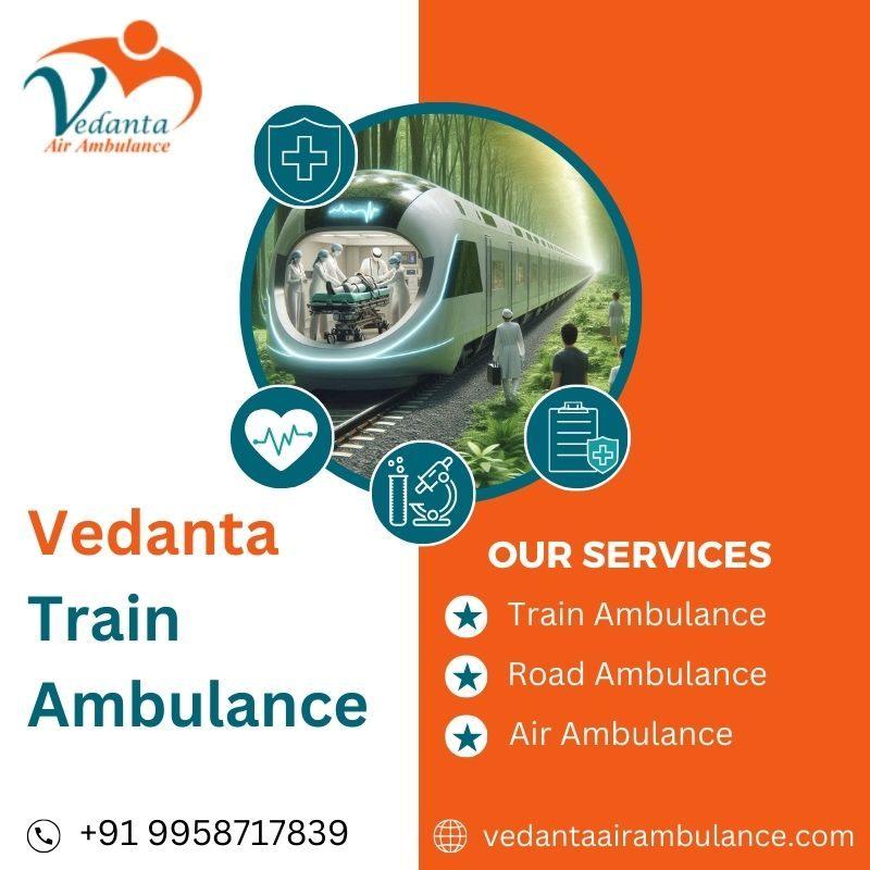 Best Train Ambulance Service in Patna for Relieving Patients, Trust on Vedanta