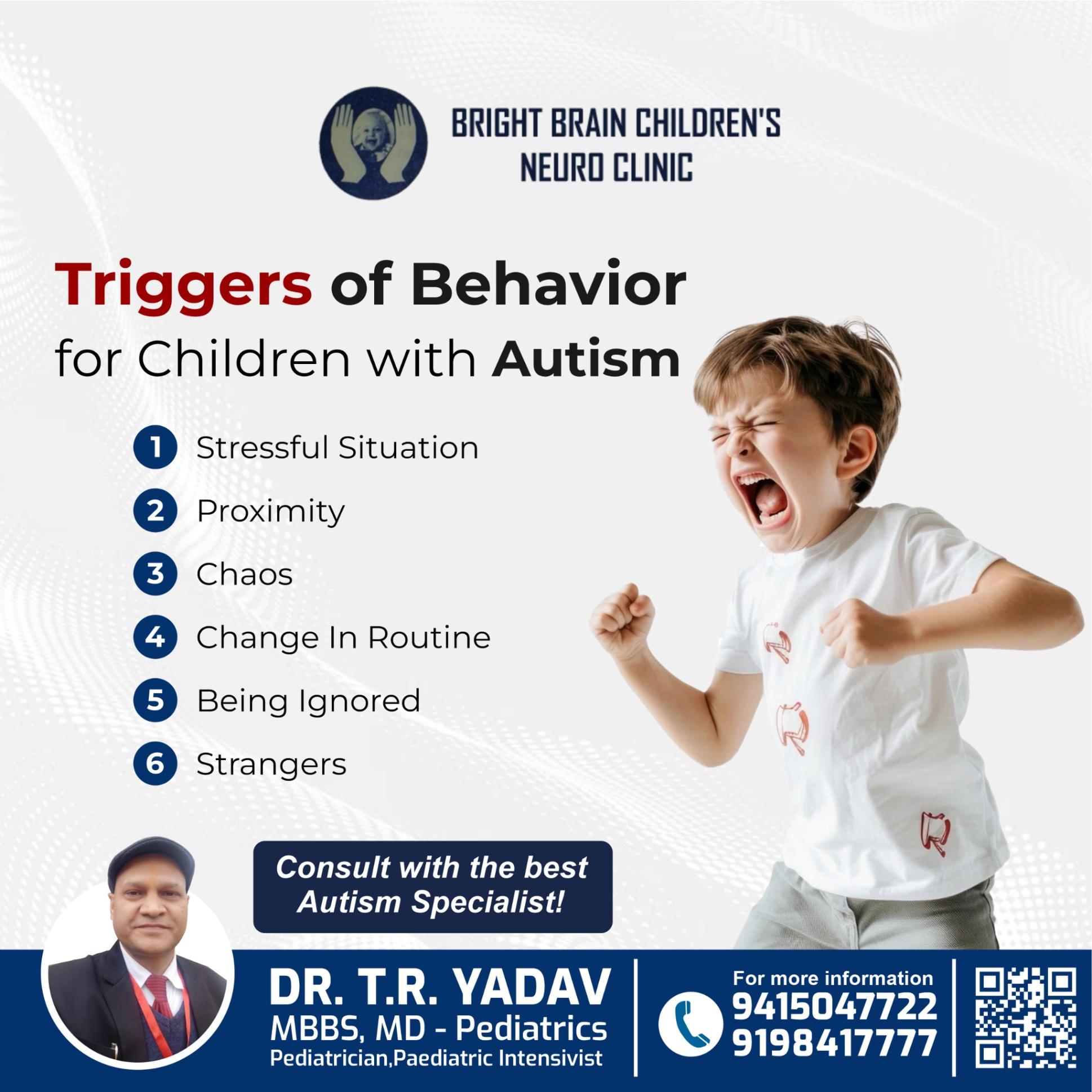 Triggers of Behavior for Children with Autism