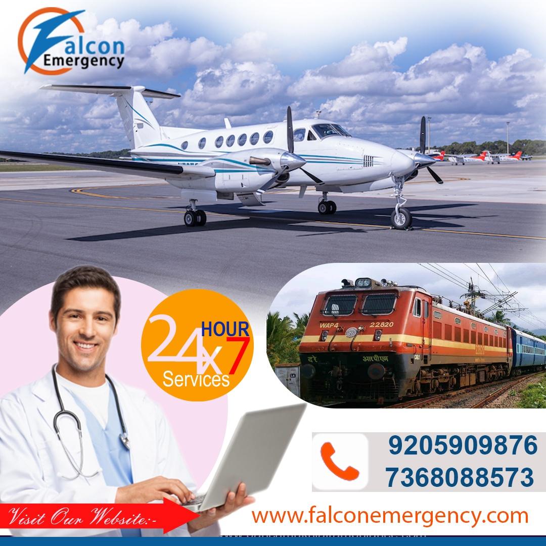 Falcon Train Ambulance in Kolkata Provides Medical Care while Transporting