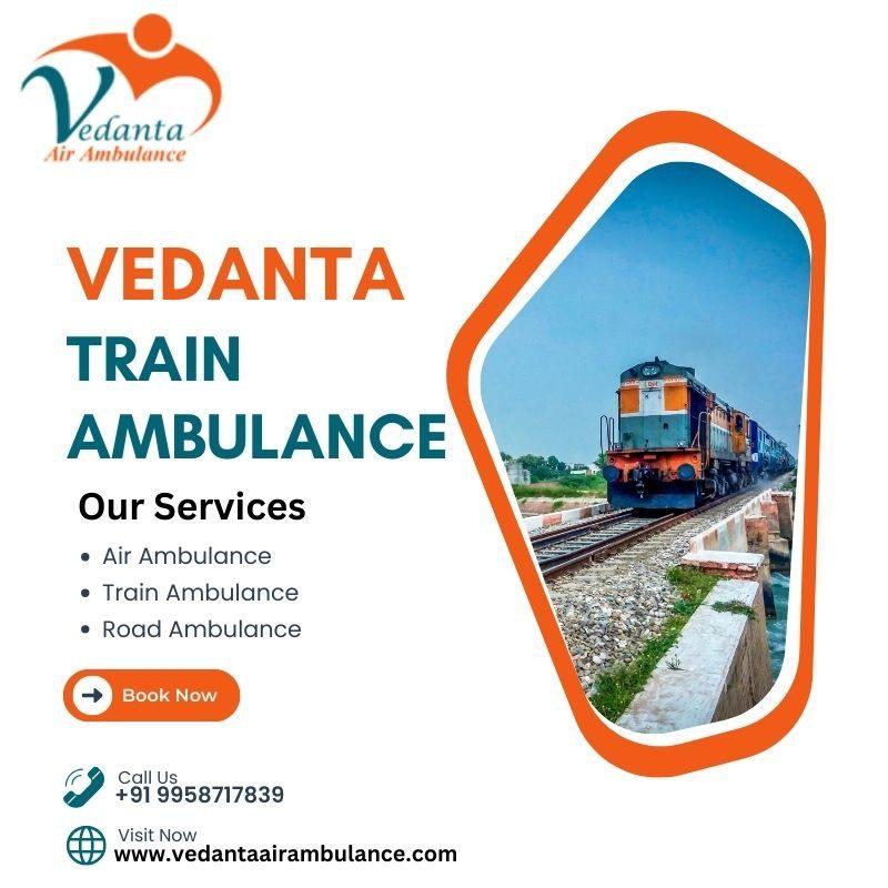 Vedanta Train Ambulance Service in Raipur for Safe Patient Transfers