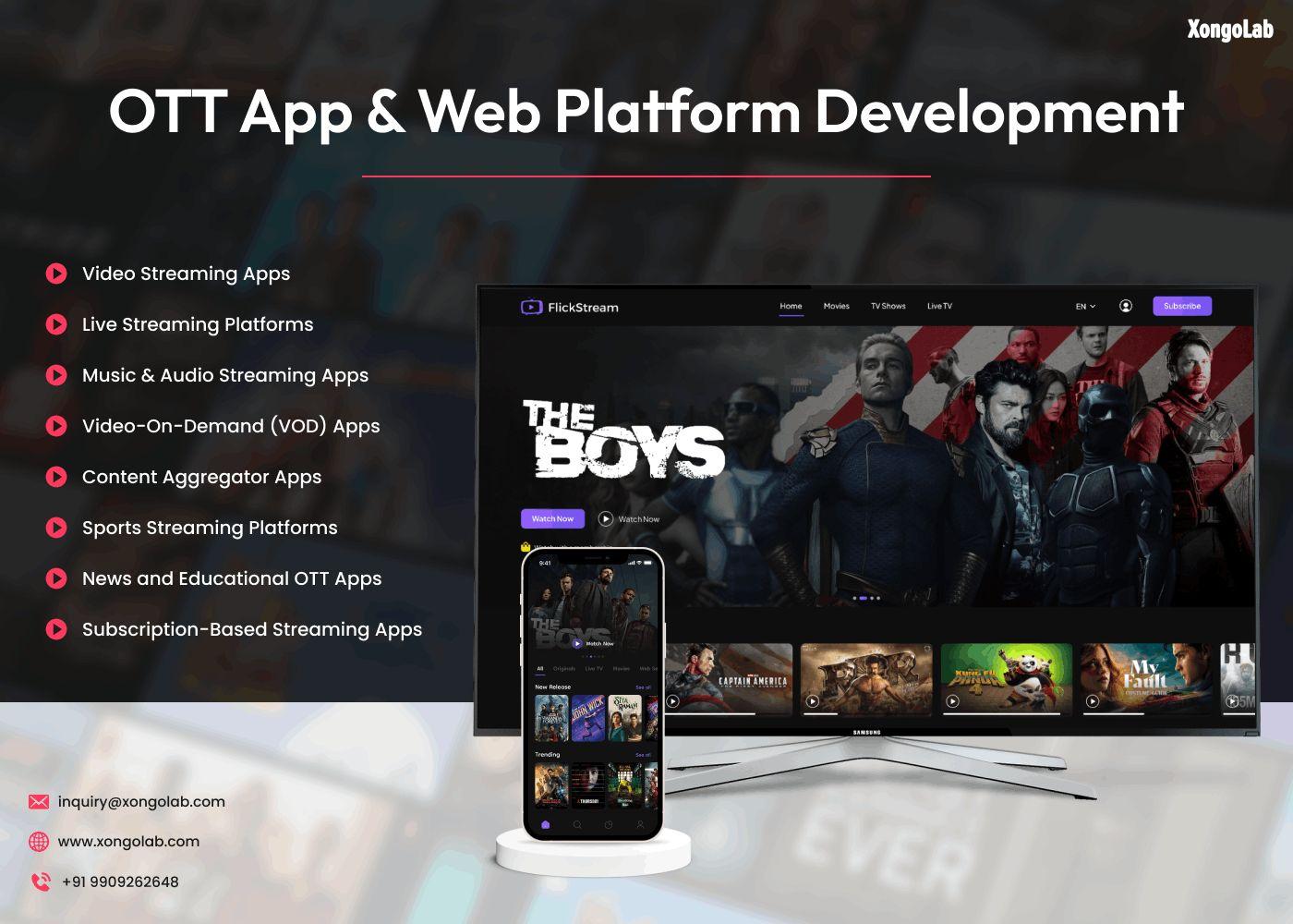 OTT App Development Services