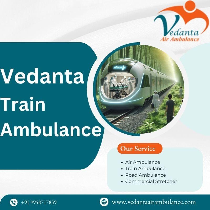 Train Ambulance Service in Meghalaya by Vedanta for Life-Order Medical Transfers