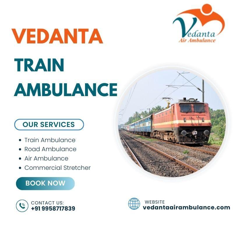 Vedanta offers a dependable and skilled Train Ambulance Service in Varanasi