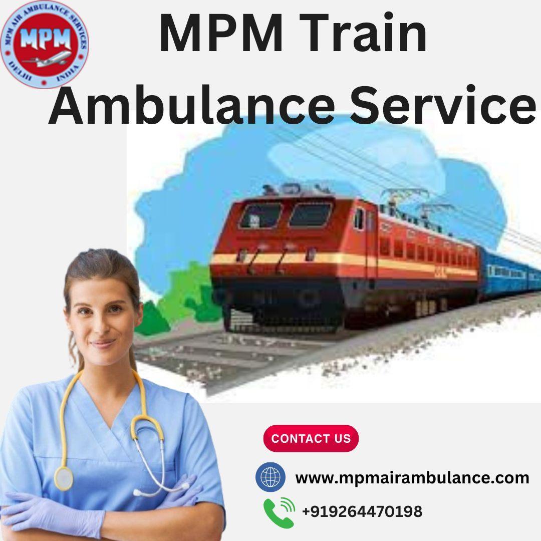 Select the MPM Train Ambulance Service in Patna to transport your patient in 