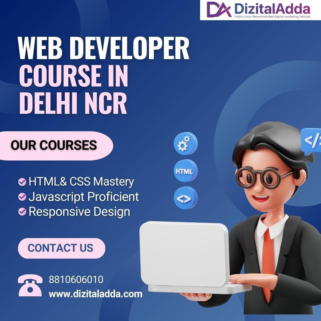 Web Developer Course in Delhi NCR at Dizital Adda