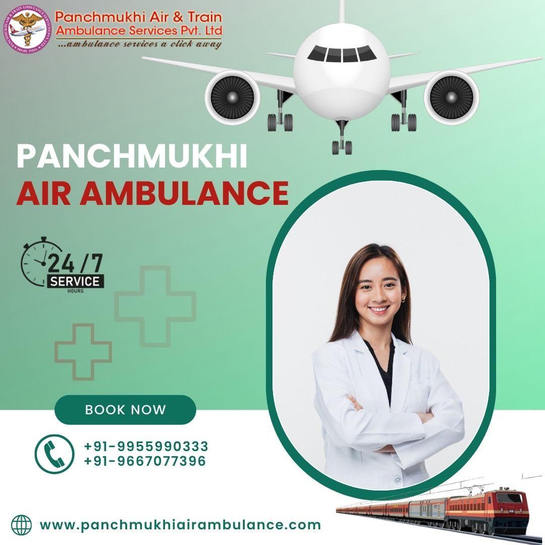 Choose Panchmukhi Air Ambulance Services in Guwahati with Complete Medical Care
