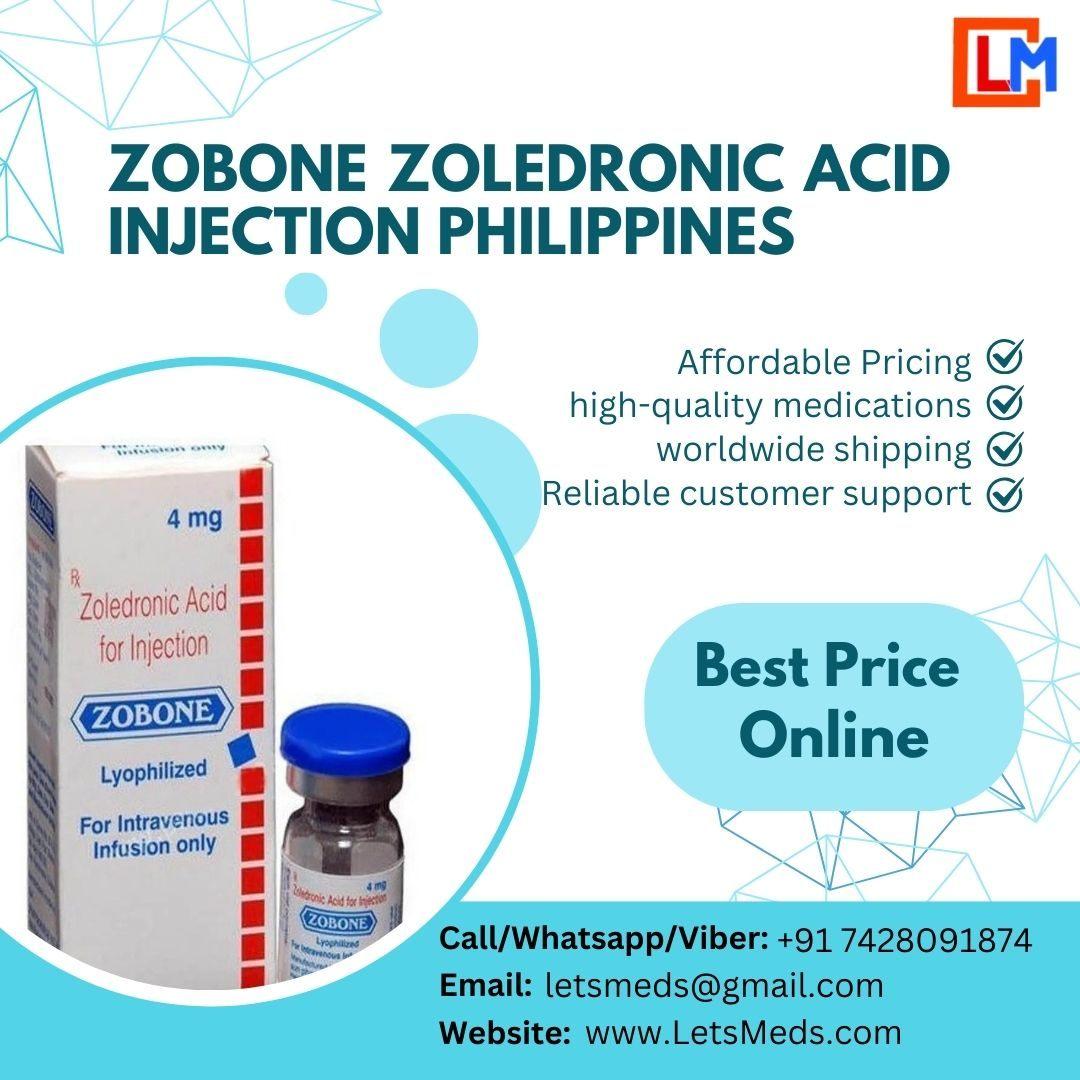 Buy Zobone 4mg Zoledronic Acid Injection Online at Lowest Cost Philippines