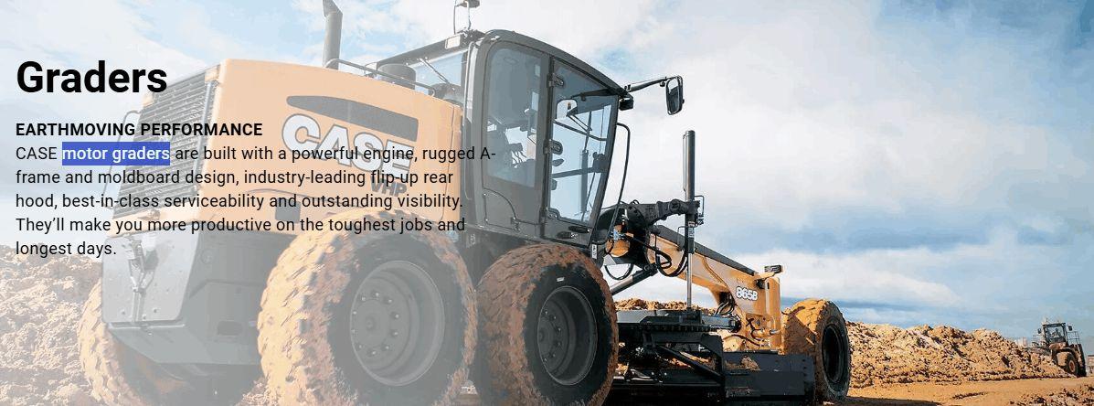 Precision Grader Machines by CASE India | Built for Performance